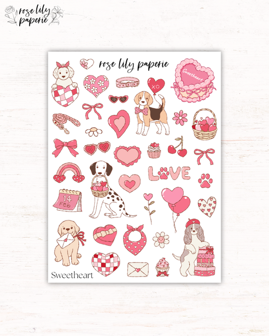 Sweetheart Sticker Sheet