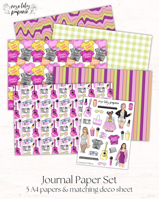 Concert Vibes Journal Set