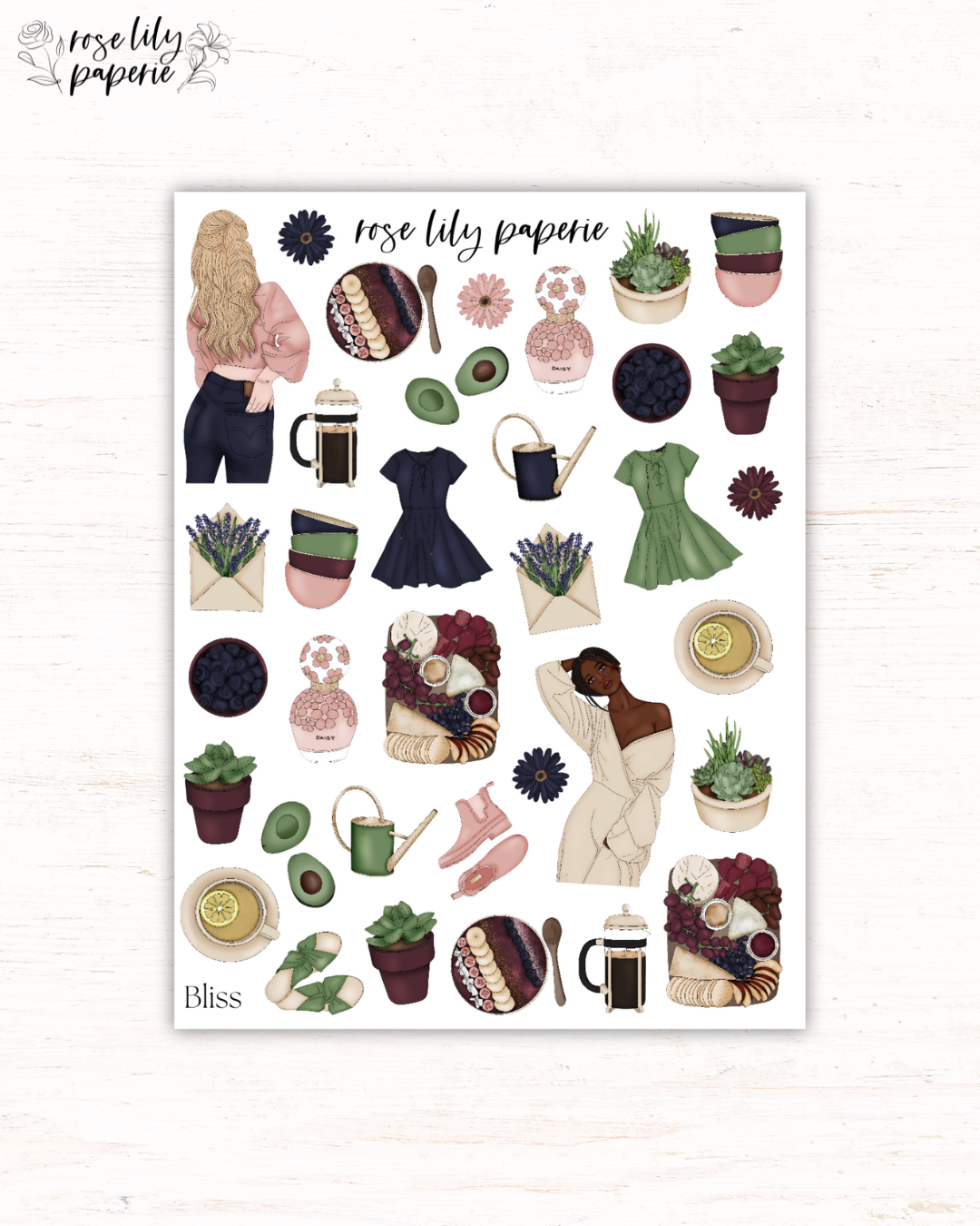 Bliss Sticker Sheet