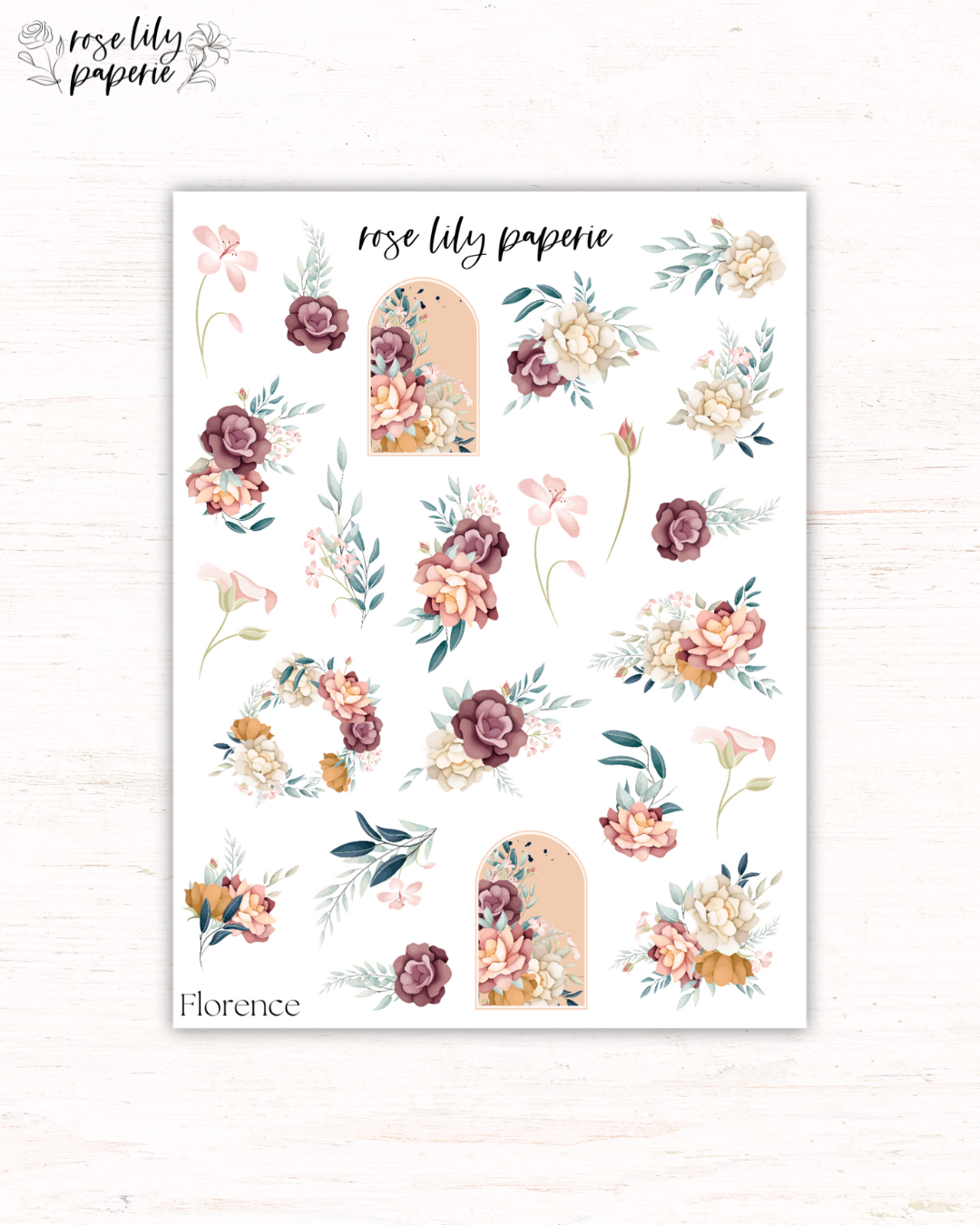 Florence Sticker Sheet