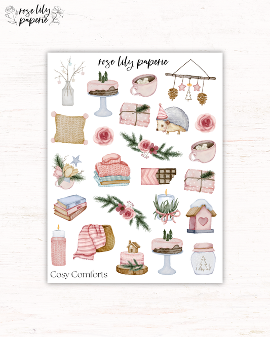 Cosy Comforts Sticker Sheet
