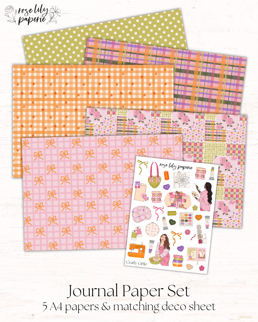 Crafty Girlie Journal Set