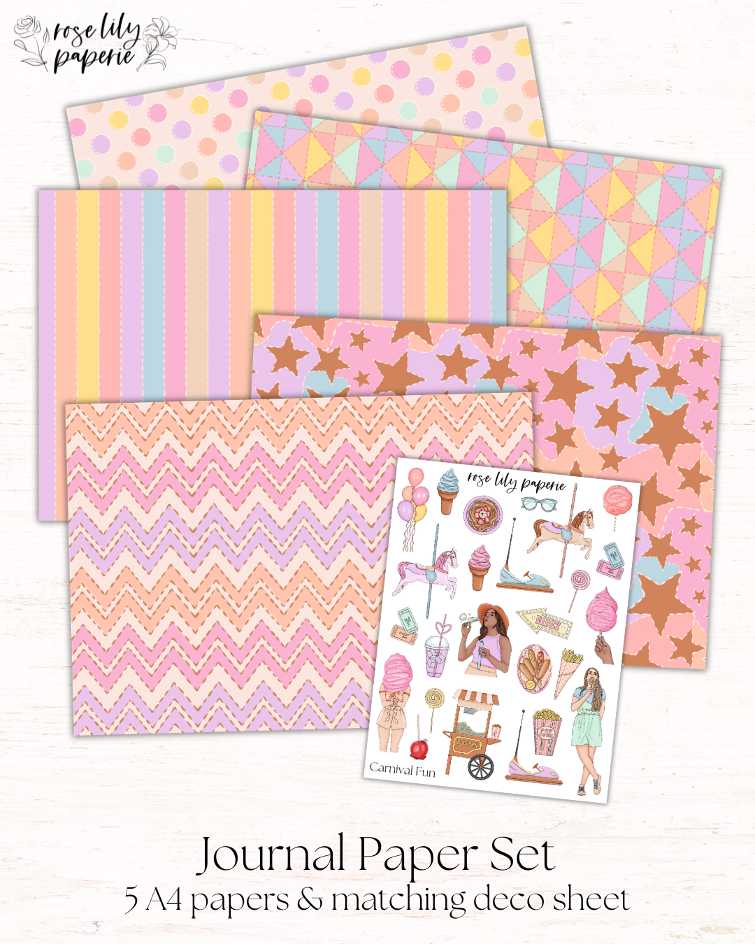 Carnival Fun Journal Set
