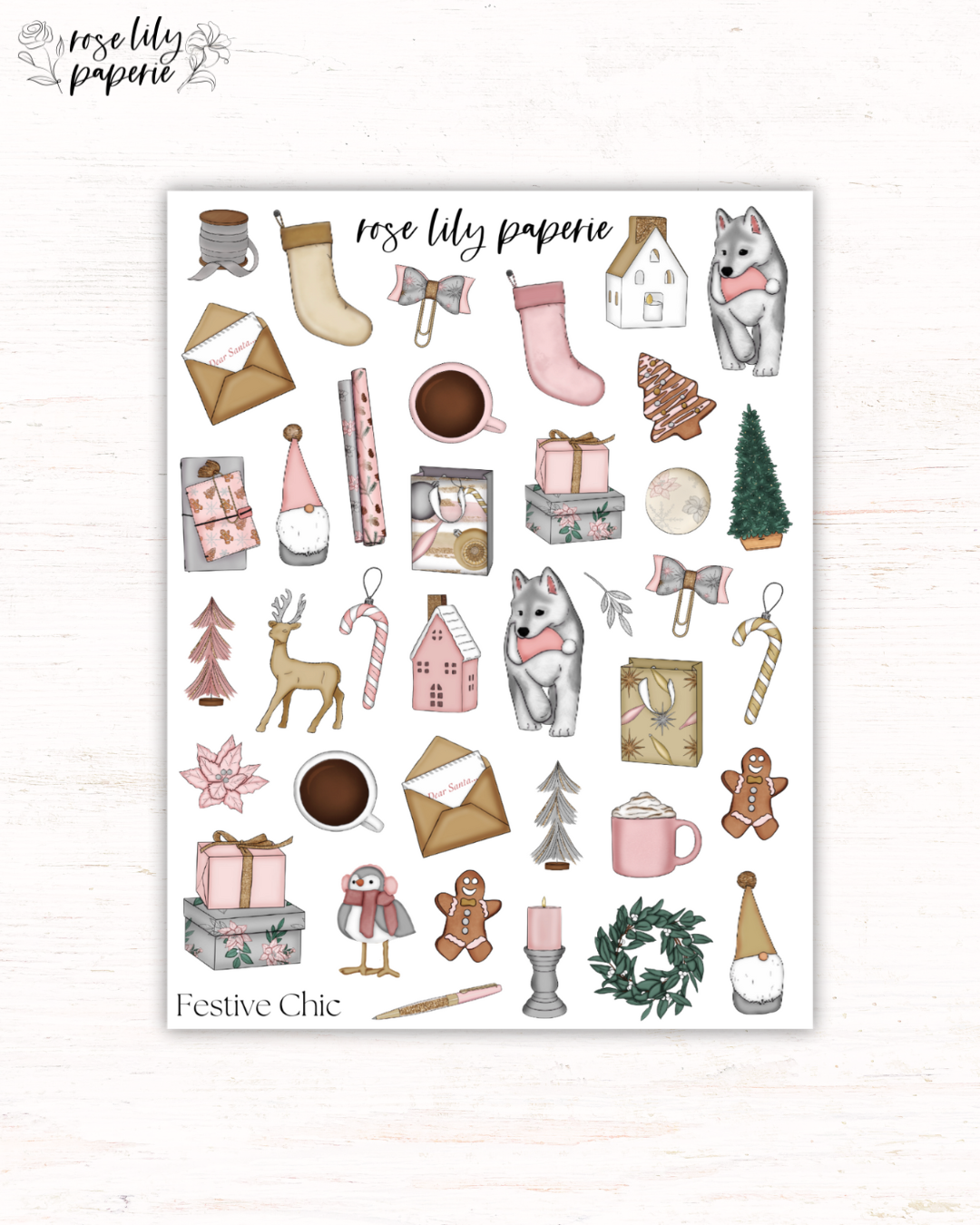 Festive Chic Sticker Sheet