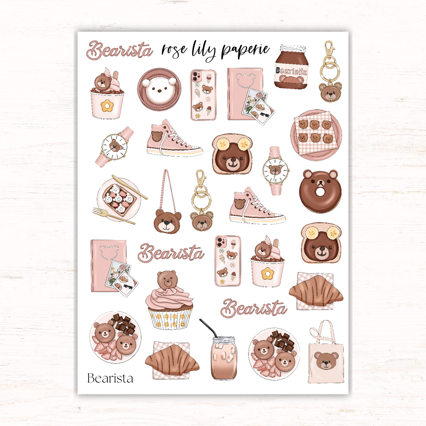 Bearista Sticker Sheet