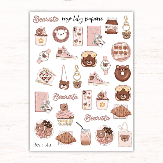 Bearista Sticker Sheet