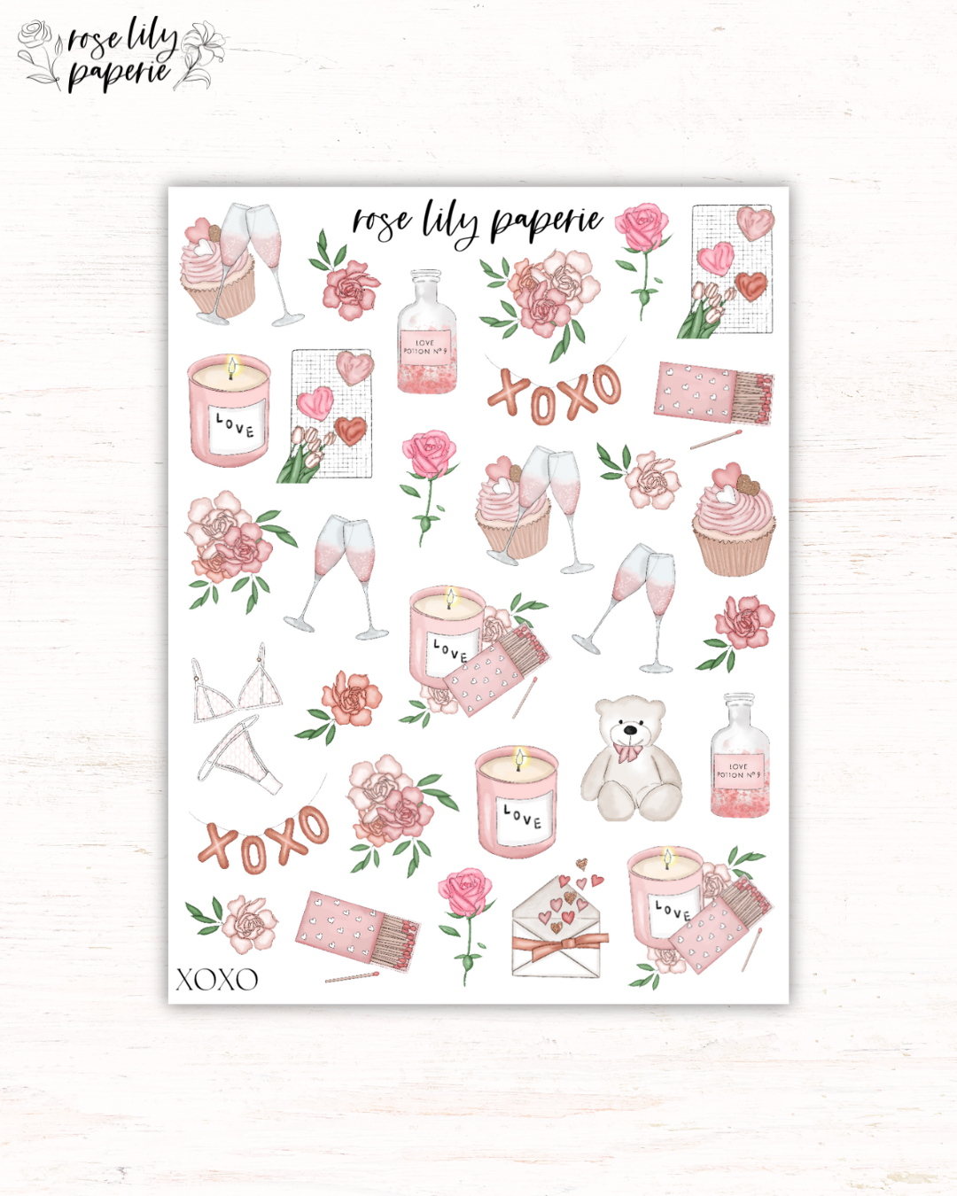 XOXO Sticker Sheet