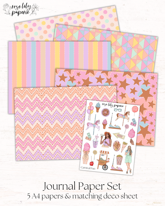 Carnival Fun Journal Set