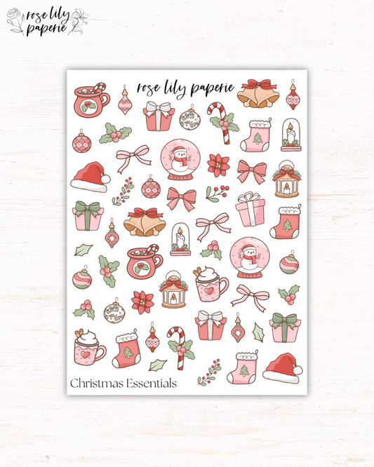 Christmas Essentials Sticker Sheet