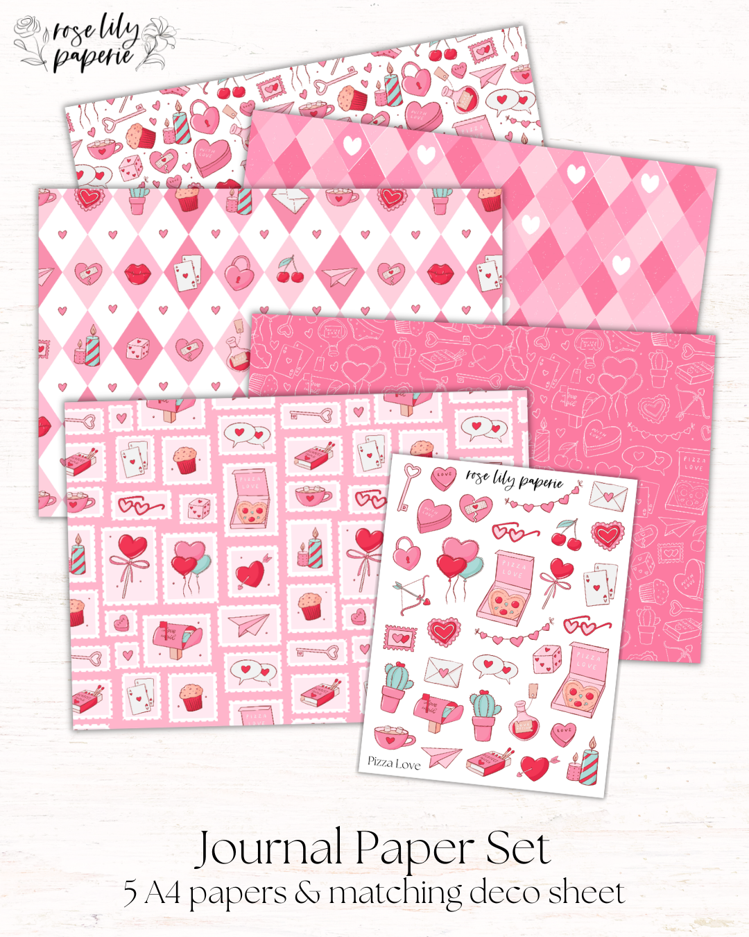 Pizza Love Journal Set