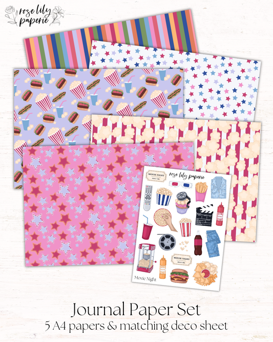 Movie Night Journal Set