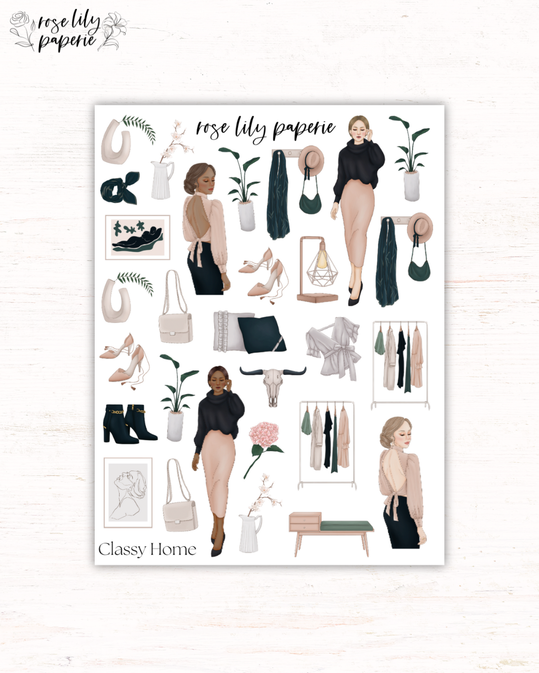 Classy Home Sticker Sheet
