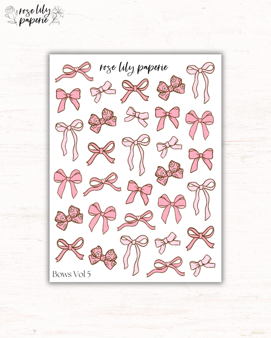 Bows Vol 5 Sticker Sheet