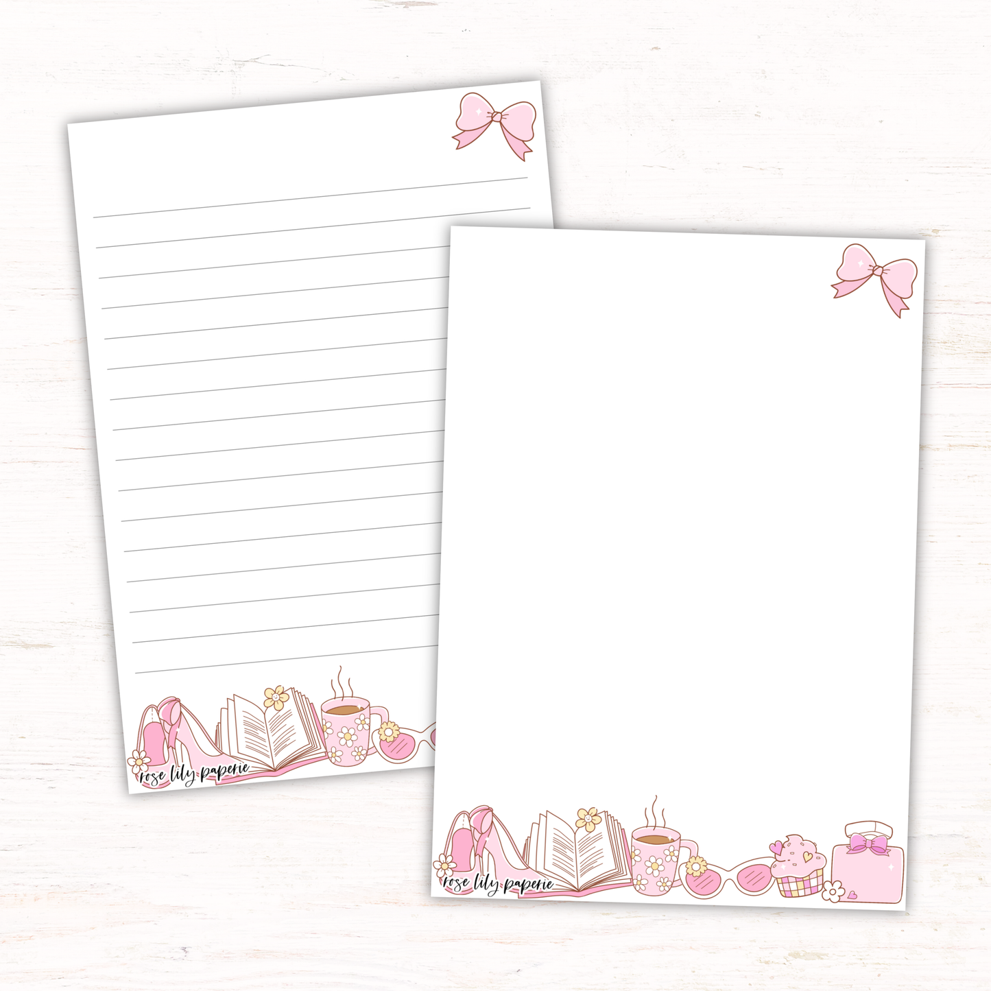 Pink And Girly Writing Papers