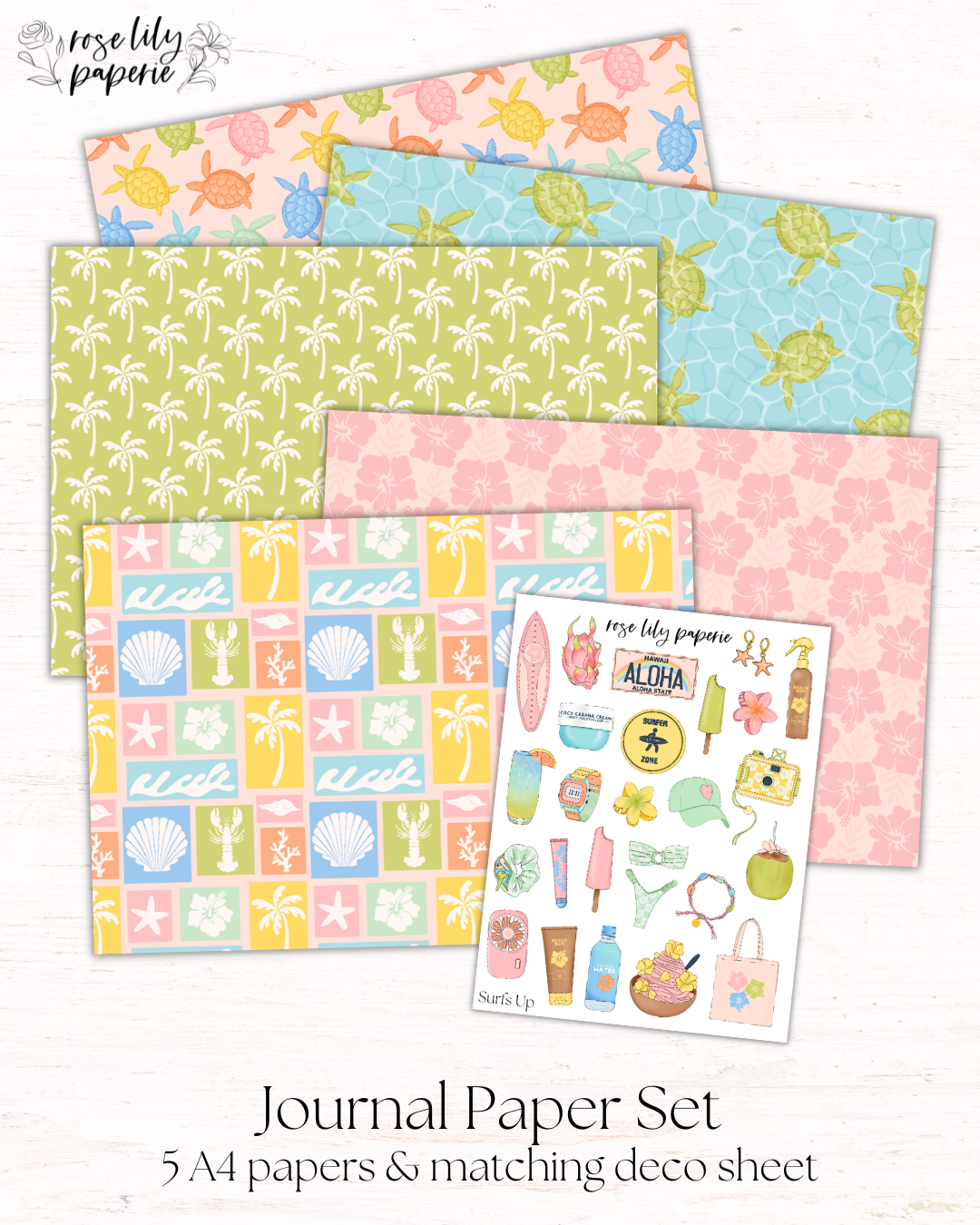 Surfs Up Journal Set