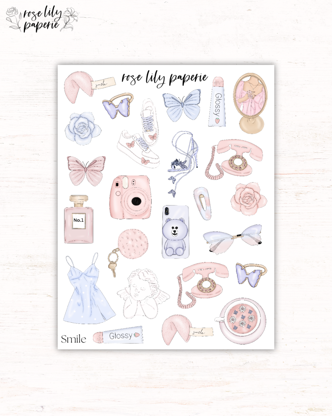 Smile Sticker Sheet