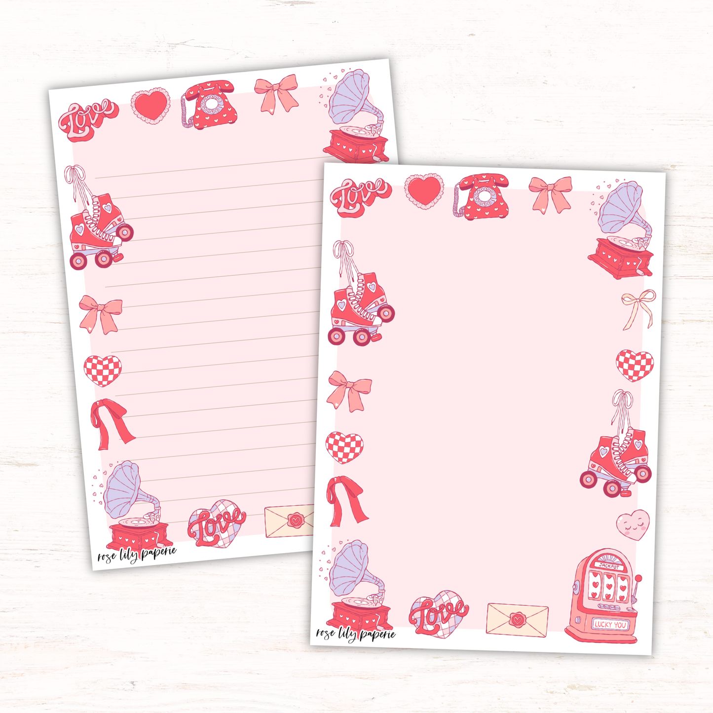 Lucky In Love Writing Papers