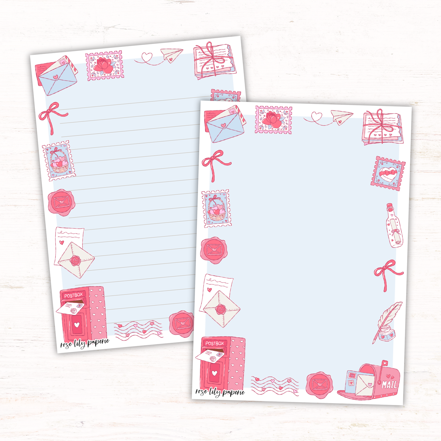 Love Mail Writing Papers
