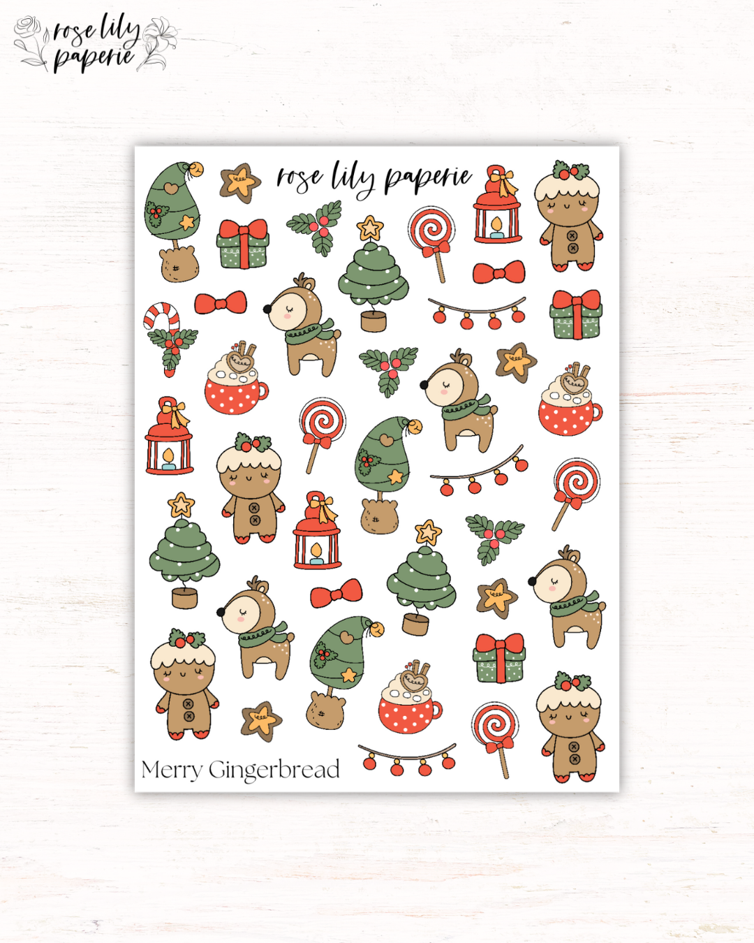 Merry & Bright Sticker Sheet