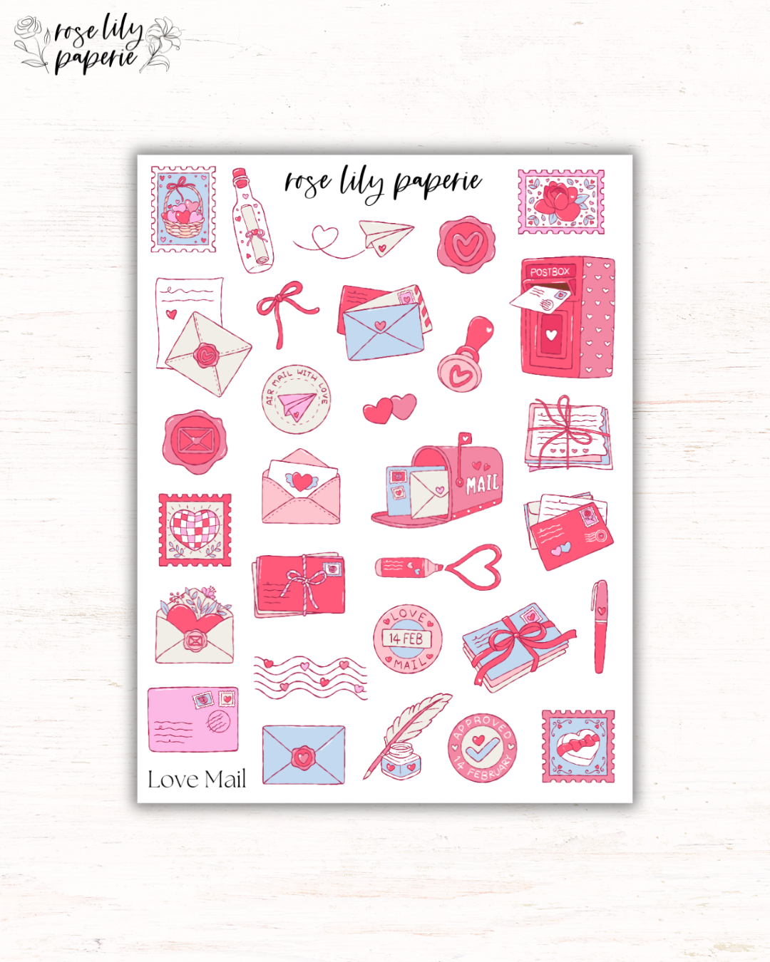 Love Mail Sticker Sheet