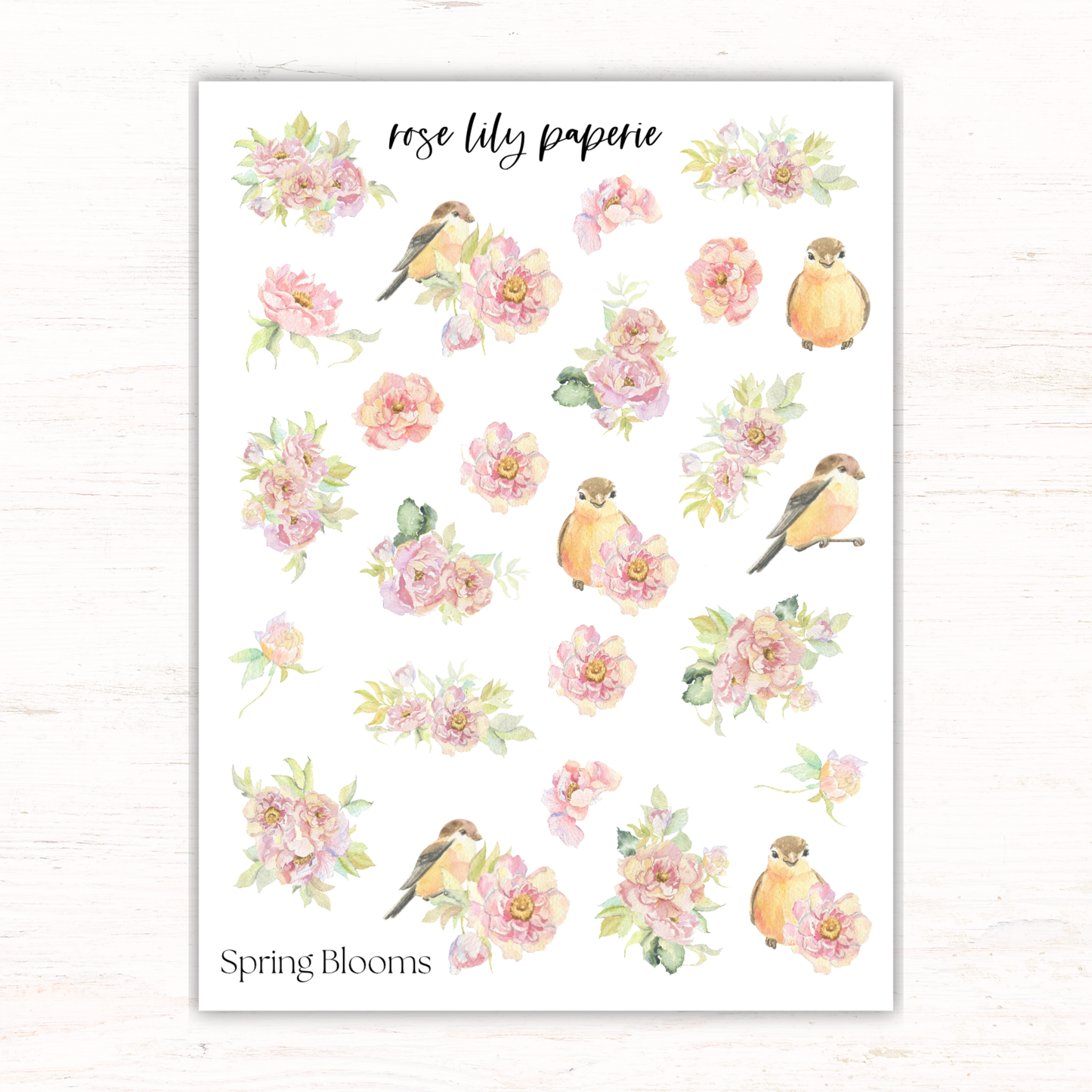 Spring Blooms Sticker Sheet