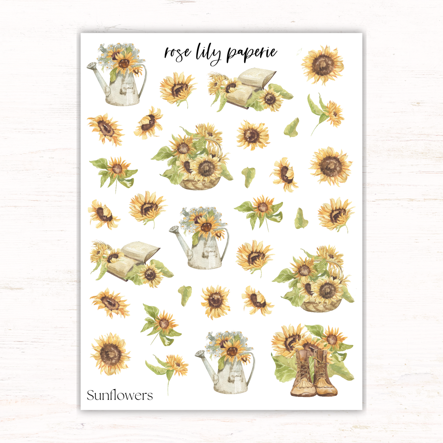 Sunflowers Sticker Sheet