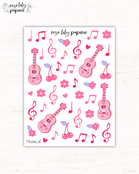 Musical Sticker Sheet