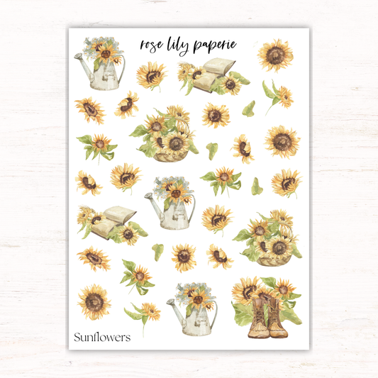 Sunflowers Sticker Sheet