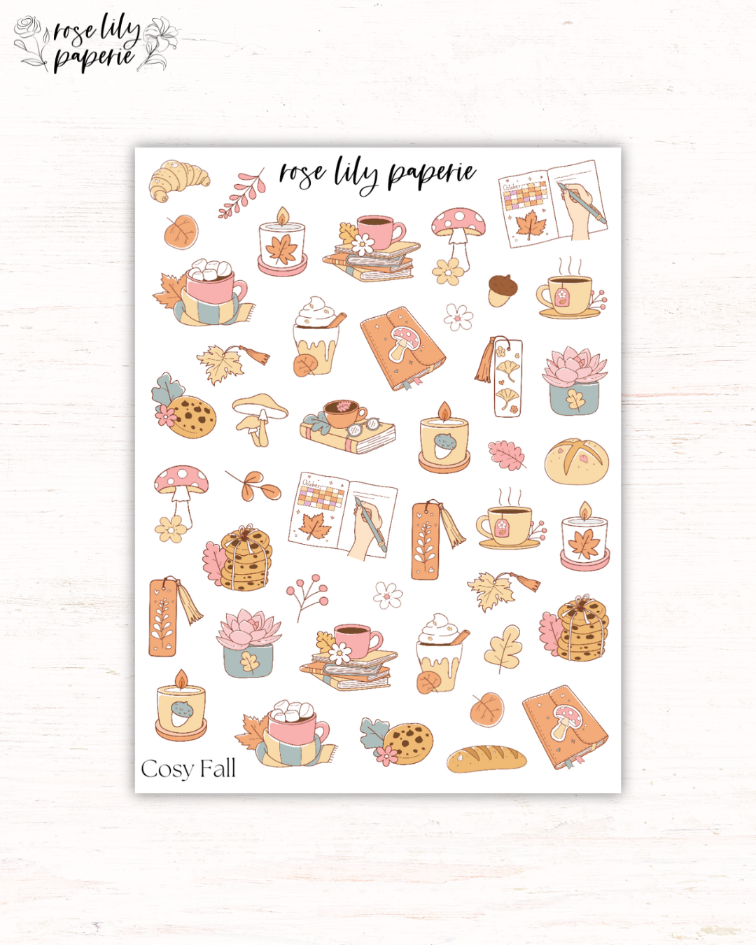 Cosy Fall Sticker Sheet