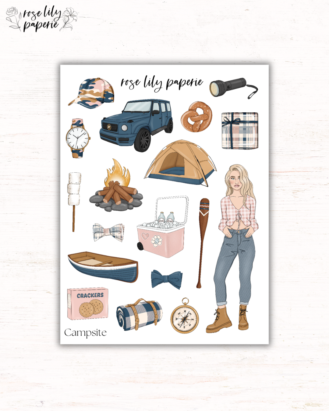 Campsite Sticker Sheet