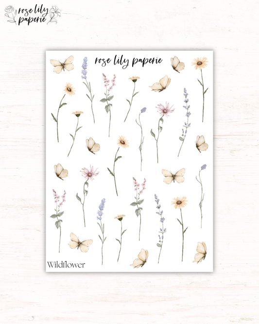 Wildflower Sticker Sheet