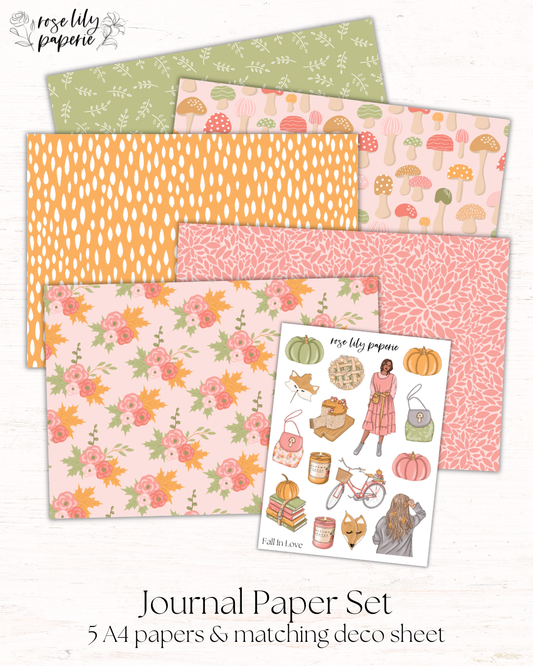 Fall In Love Journal Set