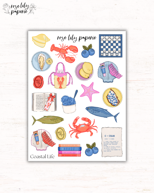 Coastal Life Sticker Sheet